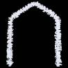 White Christmas Garlands 4 pcs - 270 cm PVC Decor