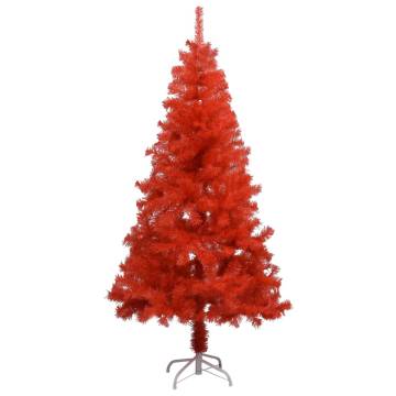 Red Pre-lit Christmas Tree Set - 150 cm PVC | Hipo Market