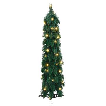 Artificial Pre-lit Christmas Tree with 45 LEDs - 90 cm