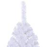 Artificial Half Christmas Tree 240 cm - White PVC | HipoMarket