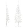 Slim Artificial Half Christmas Tree - White 120 cm | HipoMarket