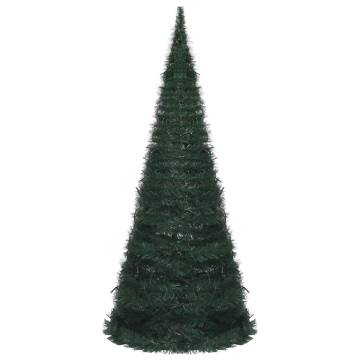 Pop-up String Artificial Pre-lit Christmas Tree 210 cm - Green