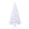 Stunning 240 cm White Artificial Christmas Tree with Thick Branches