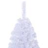 Stunning 240 cm White Artificial Christmas Tree with Thick Branches