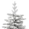 180 cm Hinged Flocked Snow Christmas Tree - Lifelike & Easy Setup