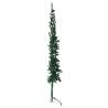 Slim Artificial Half Christmas Tree - Green 180 cm | HipoMarket