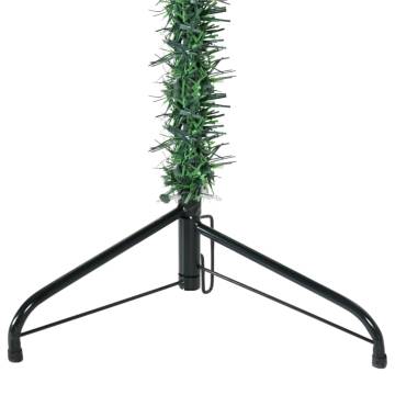 Slim Artificial Half Christmas Tree - Green 180 cm | HipoMarket