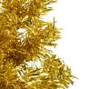 Slim Artificial Half Christmas Tree - Gold 240 cm | HipoMarket