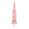  Slim Artificial Half Christmas Tree with Stand Pink 210 cm Colour pink Size 210 cm Quantity in Package 1 Number of Branch Tips 