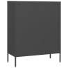 Chest of Drawers Anthracite Steel 80x35x101.5 cm | HipoMarket