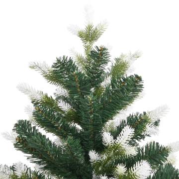 Artificial Hinged Christmas Tree with Flocked Snow - 120 cm