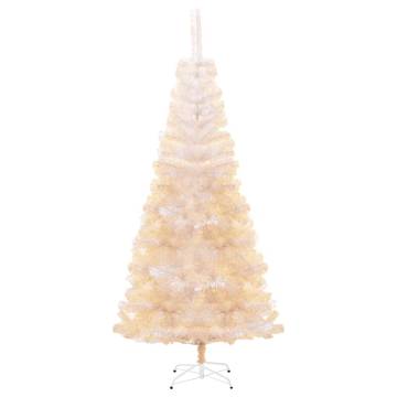 210 cm Iridescent Tips White Artificial Christmas Tree | HipoMarket