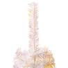 210 cm Iridescent Tips White Artificial Christmas Tree | HipoMarket