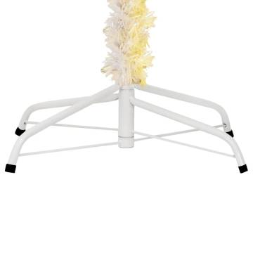 210 cm Iridescent Tips White Artificial Christmas Tree | HipoMarket