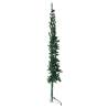 Slim Artificial Half Christmas Tree 240 cm - Hipomarket UK