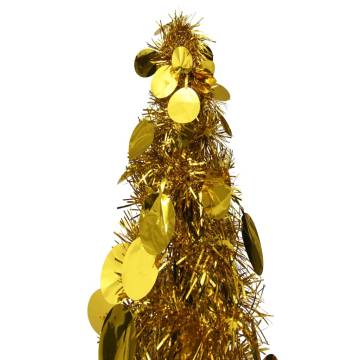 Pop-up Gold Artificial Christmas Tree 120 cm - HipoMarket