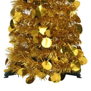 Pop-up Gold Artificial Christmas Tree 120 cm - HipoMarket