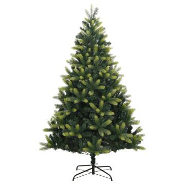 180 cm Artificial Hinged Christmas Tree with Stand - HipoMarket