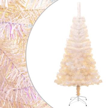 150cm Iridescent White Artificial Christmas Tree – Durable & Stylish