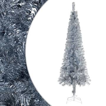 Slim Christmas Tree Silver 180 cm - Perfect Holiday Centerpiece