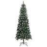 210 cm Artificial Christmas Tree with Stand - Green PVC