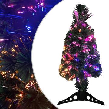 Artificial Slim Christmas Tree 64 cm with Fibre Optic Lighting