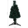 Artificial Slim Christmas Tree 64 cm with Fibre Optic Lighting