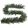 Artificial Christmas Trees Set with Wreath, Garland & LEDs