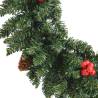 Artificial Christmas Trees Set with Wreath, Garland & LEDs