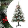  Artificial Hinged Christmas Tree with Cones and Berries 150 cm Size 150 cm Quantity in Package 1 Model basic Number of Branch Tips 