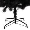 Black Artificial Christmas Tree 180 cm - PVC Stand Included