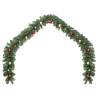 20m Christmas Garland with Baubles & LED Lights | Hipo Market