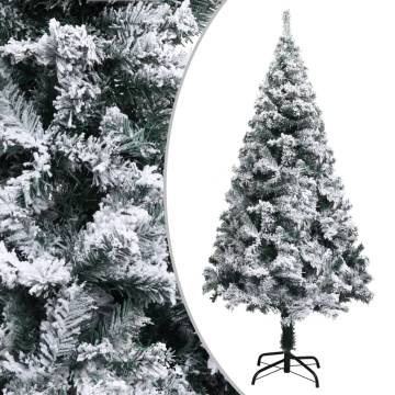 Flocked Snow Green Artificial Christmas Tree 150 cm - Hipomarket