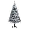 Flocked Snow Green Artificial Christmas Tree 150 cm - Hipomarket