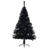 Artificial Half Christmas Tree Black 150 cm | HipoMarket UK