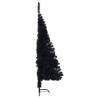 Artificial Half Christmas Tree Black 150 cm | HipoMarket UK