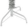 180 cm Silver Artificial Half Christmas Tree with Stand - Hipo Market