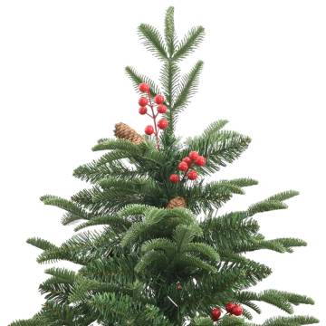 Artificial Hinged Christmas Tree 240 cm with Cones & Berries