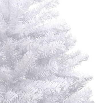 Artificial Hinged Christmas Tree with Flocked Snow - 240 cm