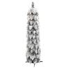 Pre-lit Artificial Christmas Tree with Flocked Snow - 60 cm