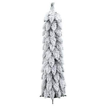 Pre-lit Artificial Christmas Tree with Flocked Snow - 60 cm