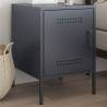  Bedside Cabinet Anthracite 36x39x50.5 cm Steel Colour anthracite Quantity in Package 1 