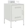 Stylish White Bedside Cabinets - Set of 2 (36x39x50.5 cm)