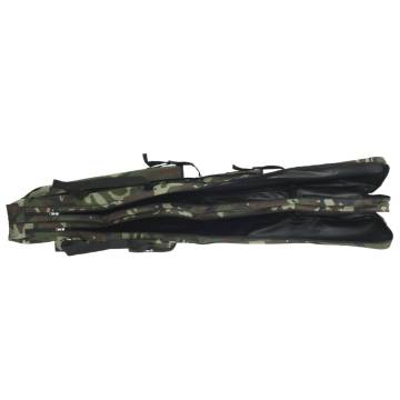 Fishing Rod Bag Green Camouflage 150 cm | Durable & Portable