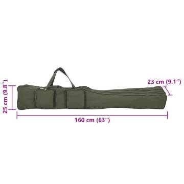 Fishing Rod Bag Dark Green 160 cm - Oxford Fabric Storage