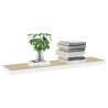 Floating Wall Shelf Oak & White - Stylish Home Decor