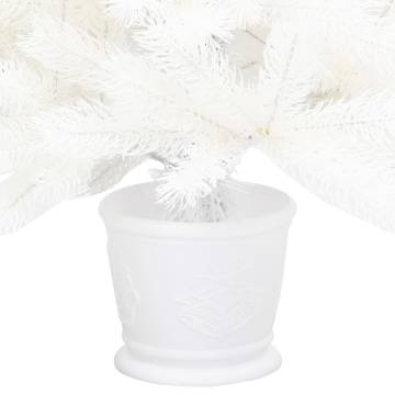 Lifelike White Artificial Christmas Tree 90 cm | Hipo Market