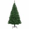 210 cm Artificial Christmas Tree with Thick Branches - Green