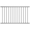  Fence Panel Powder-coated Steel 1.7x1 m Black Colour black Size 1.7 x 1 m Quantity in Package 1 