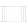  Fence Panel Powder-coated Steel 1.7x1 m White Colour white Size 1.7 x 1 m Quantity in Package 1 